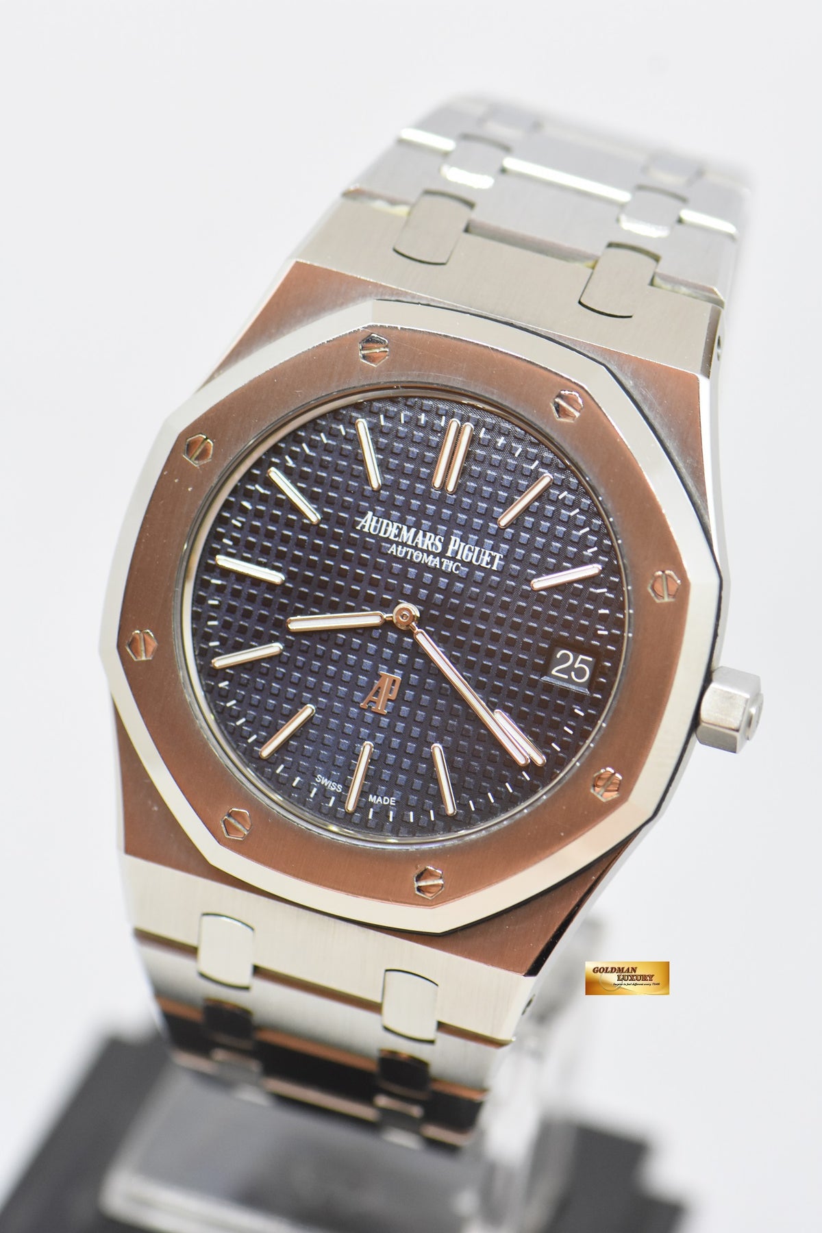 [SOLD] AUDEMARS PIGUET ROYAL OAK JUMBO ULTRA THIN 39mm BLUE AUTOMATIC 15202ST (NEAR MINT) (UNPOLISHED)