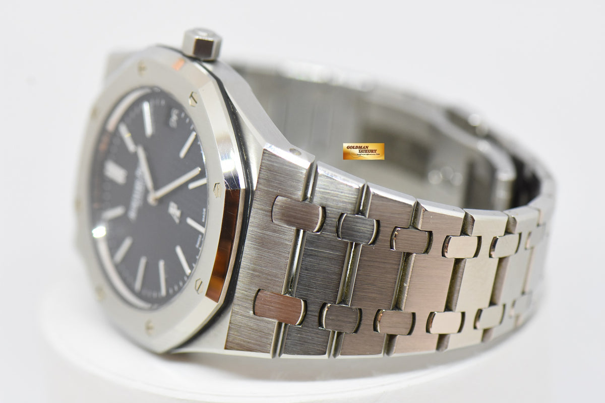 [SOLD] AUDEMARS PIGUET ROYAL OAK JUMBO ULTRA THIN 39mm BLUE AUTOMATIC 15202ST (NEAR MINT) (UNPOLISHED)