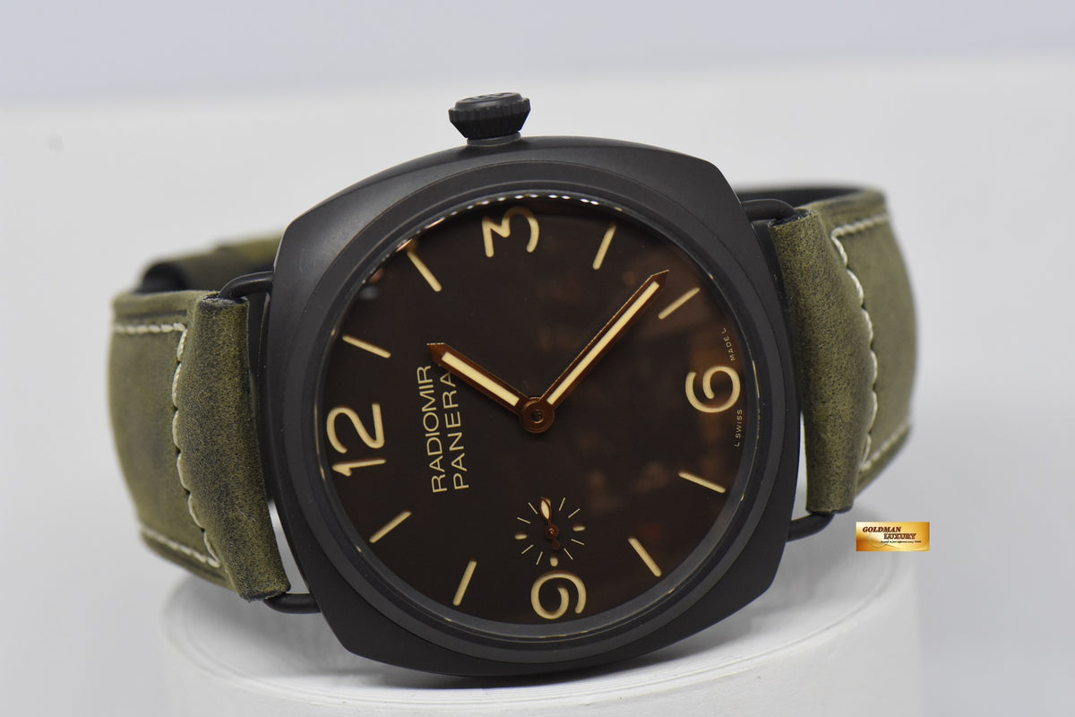 [SOLD] PANERAI RADIOMIR BLACK COMPOSITE 47mm MANUAL WINDING PAM 504 (MINT)