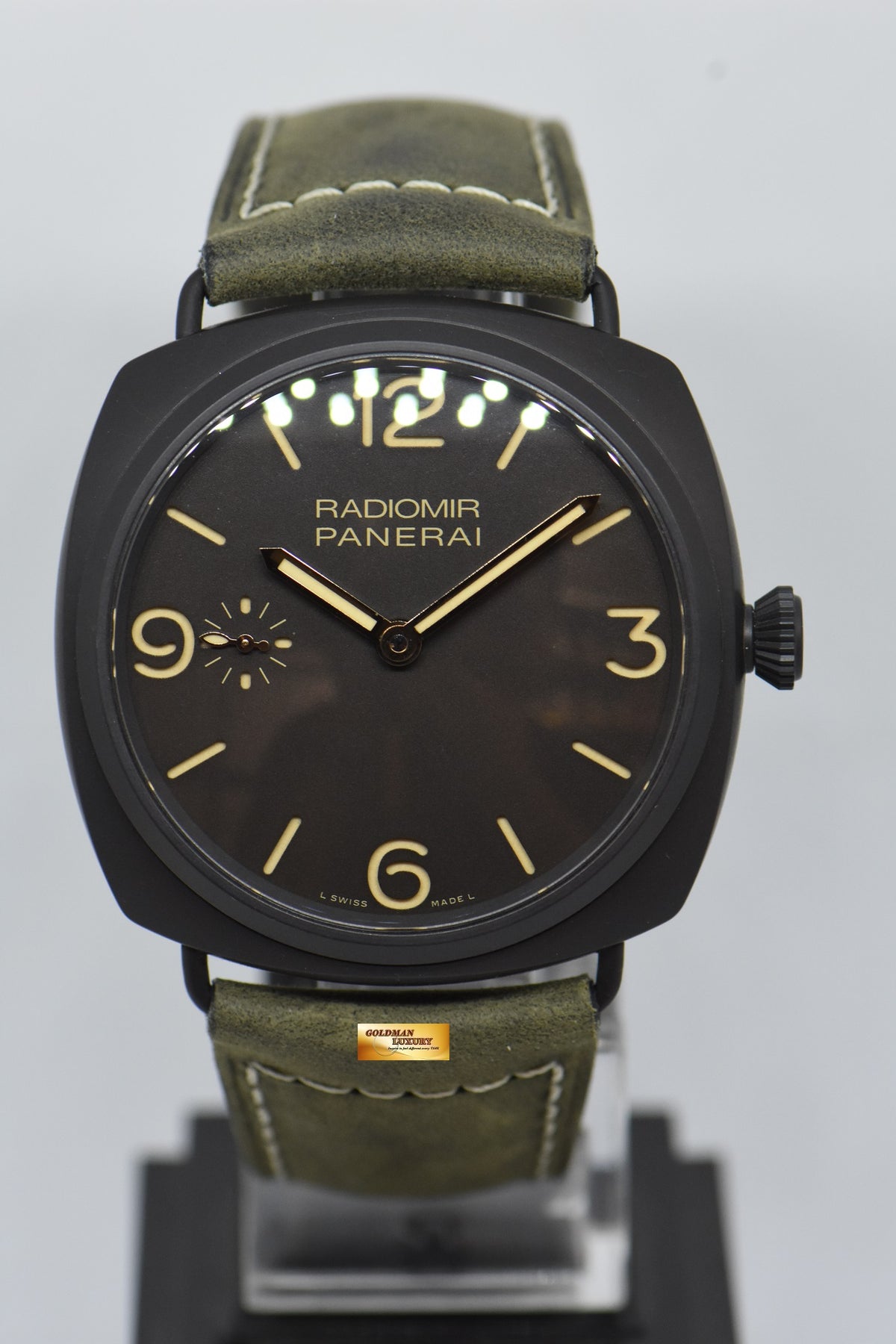 [SOLD] PANERAI RADIOMIR BLACK COMPOSITE 47mm MANUAL WINDING PAM 504 (MINT)