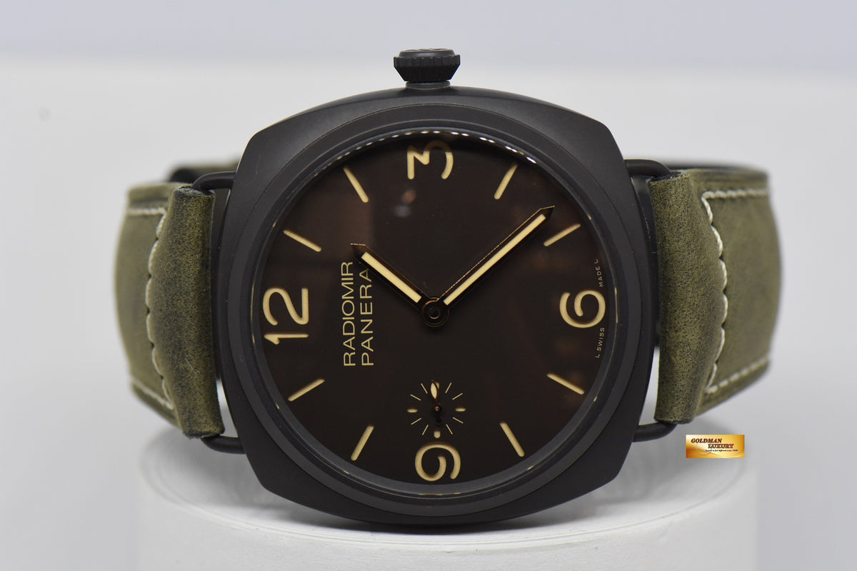 [SOLD] PANERAI RADIOMIR BLACK COMPOSITE 47mm MANUAL WINDING PAM 504 (MINT)