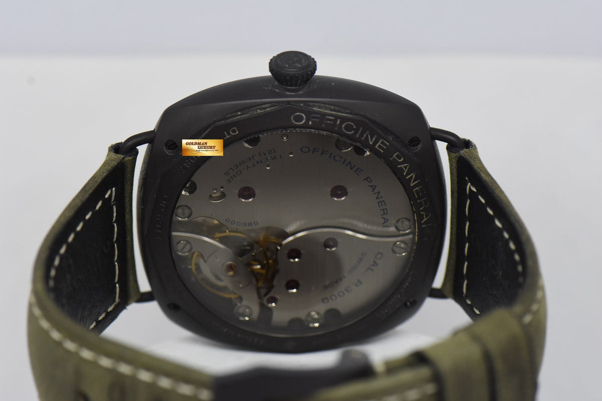 [SOLD] PANERAI RADIOMIR BLACK COMPOSITE 47mm MANUAL WINDING PAM 504 (MINT)