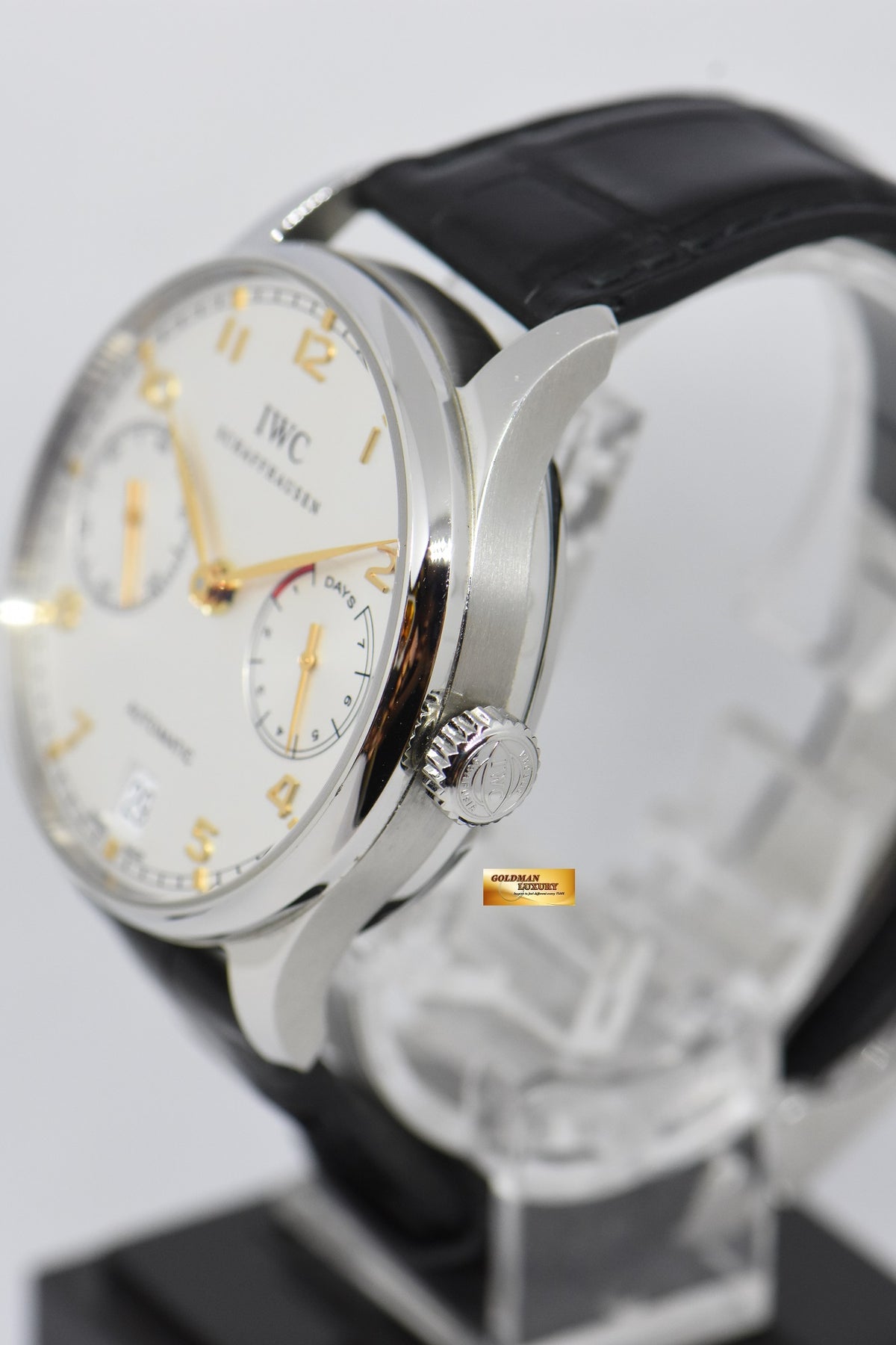 [SOLD] IWC PORTUGUESE 7 DAYS POWER RESERVE 43mm AUTOMATIC WHITE IW5001-14 (MINT)