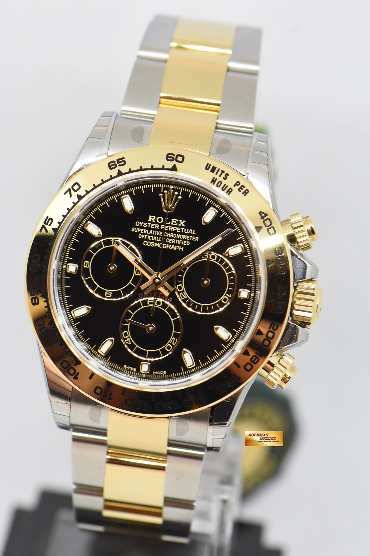 [SOLD] ROLEX OYSTER PERPETUAL DAYTONA HALF-GOLD BLACK 116503 (NEW-UNWORN)