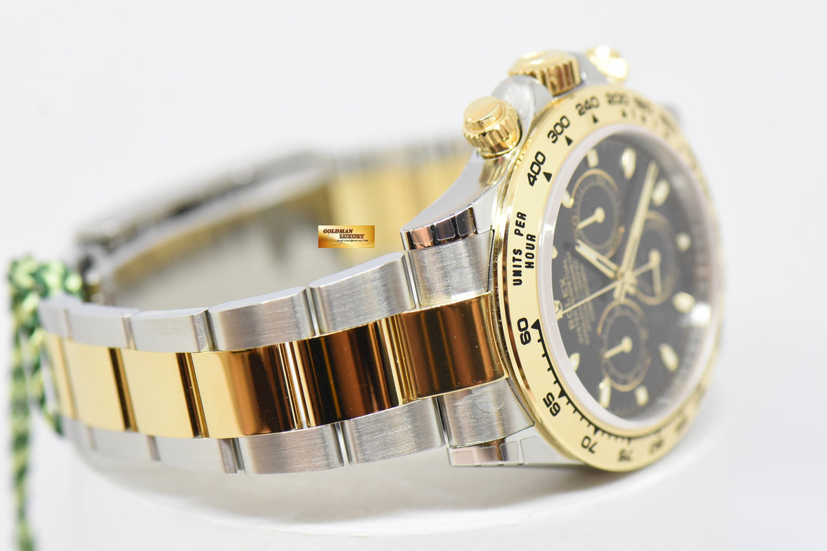 [SOLD] ROLEX OYSTER PERPETUAL DAYTONA HALF-GOLD BLACK 116503 (NEW-UNWORN)