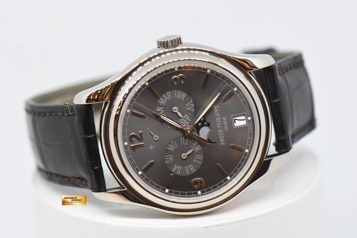 [SOLD] PATEK PHILIPPE COMPLICATIONS ANNUAL CALENDAR MOON-PHASE w/ POWER RESERVE 18K ROSE GOLD AUTOMATIC 5146G (MINT)