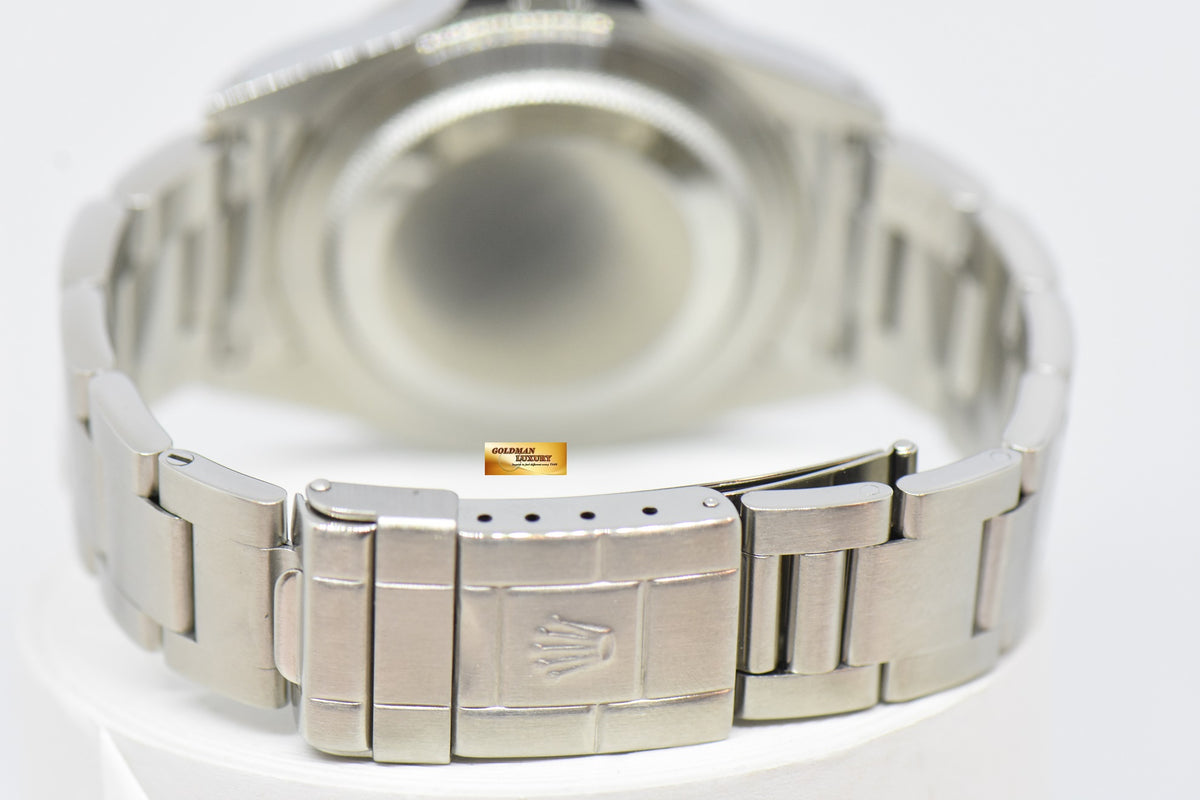 [SOLD] ROLEX OYSTER PERPETUAL EXPLORER II 40mm (SOLID-ENDLINK) BLACK 16570 (MINT)