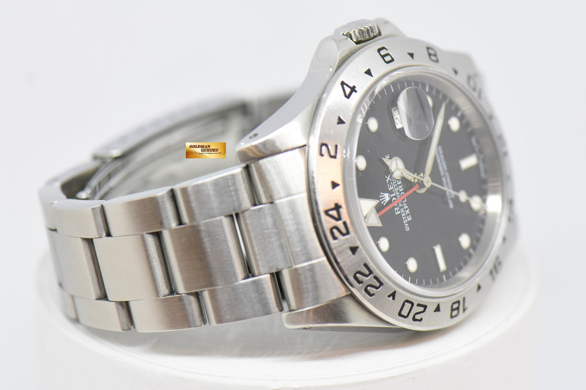 [SOLD] ROLEX OYSTER PERPETUAL EXPLORER II 40mm BLACK 16570 (NEAR MINT)