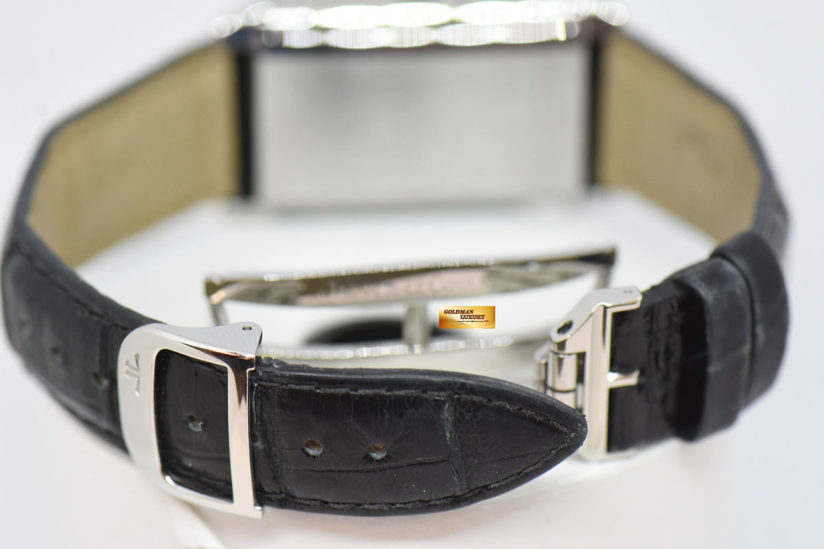 [SOLD] JLC REVERSO GRANDE DUOFACE STEEL IN LEATHER DAY / NIGHT MANUAL WINDING Q2718410 (MINT)