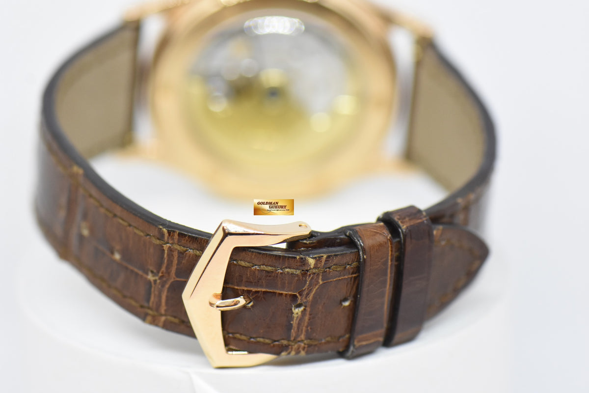 [SOLD] PATEK PHILIPPE CALATRAVA 38mm ROSE GOLD IN LEATHER AUTOMATIC 5296R (MINT)