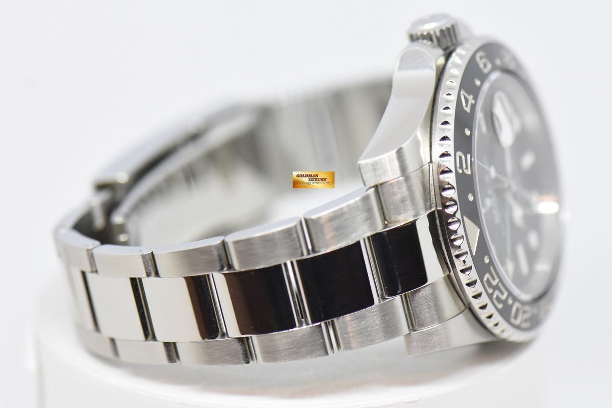 [SOLD] ROLEX OYSTER PERPETUAL GMT-MASTER II CERAMIC BLACK BEZEL 116710LN (MINT)