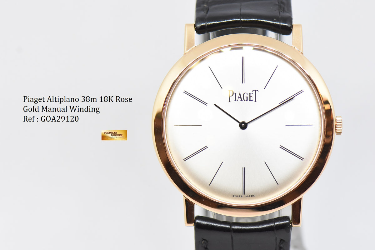 [SOLD] PIAGET ALTIPLANO 38mm 18K ROSE GOLD MANUAL WINDING GOA29120 (MINT)