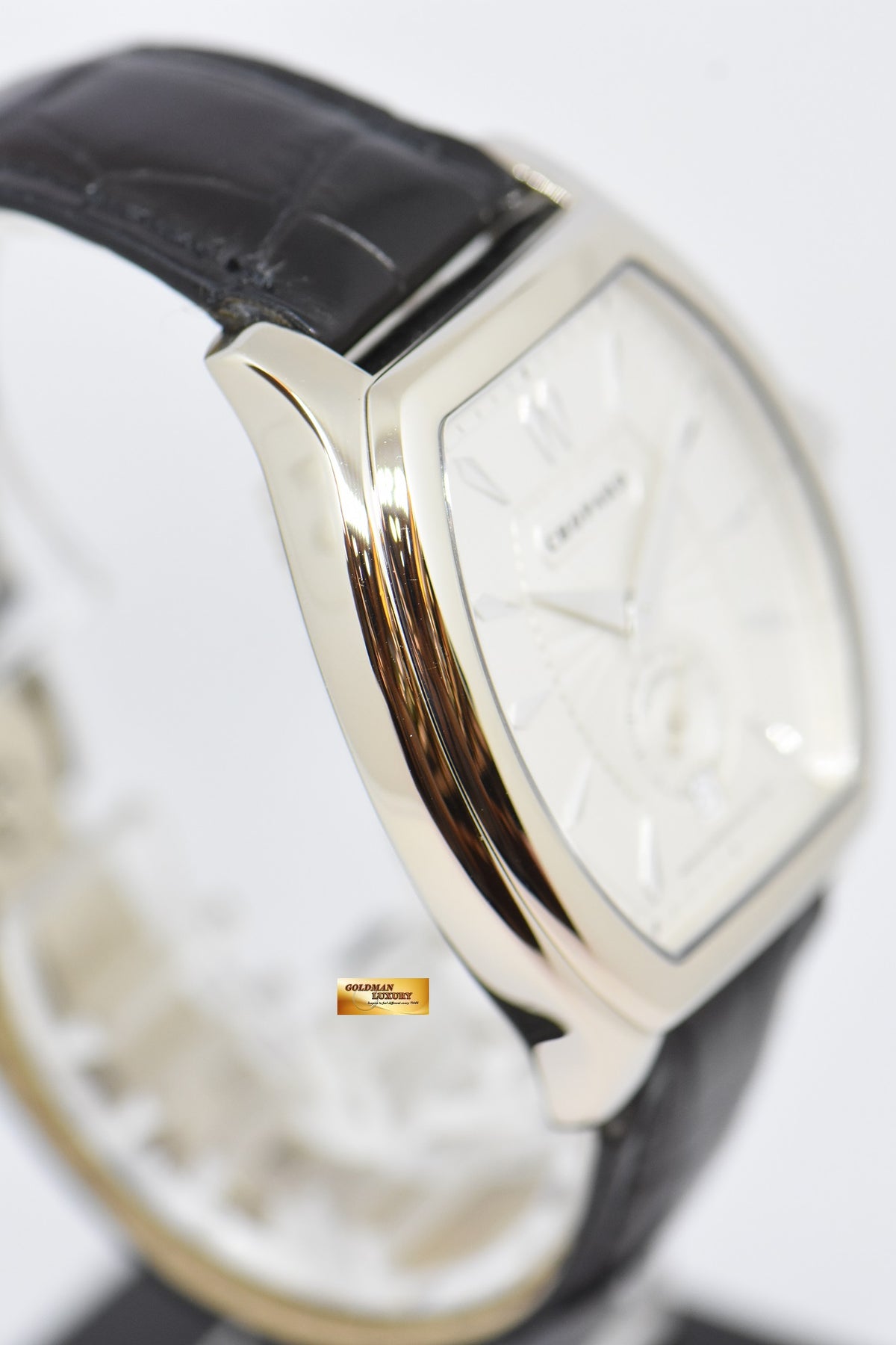 [SOLD] CHOPARD L.U.C TONNEAU SHAPE 18K WHITE GOLD AUTOMATIC 16/2267 (MINT)