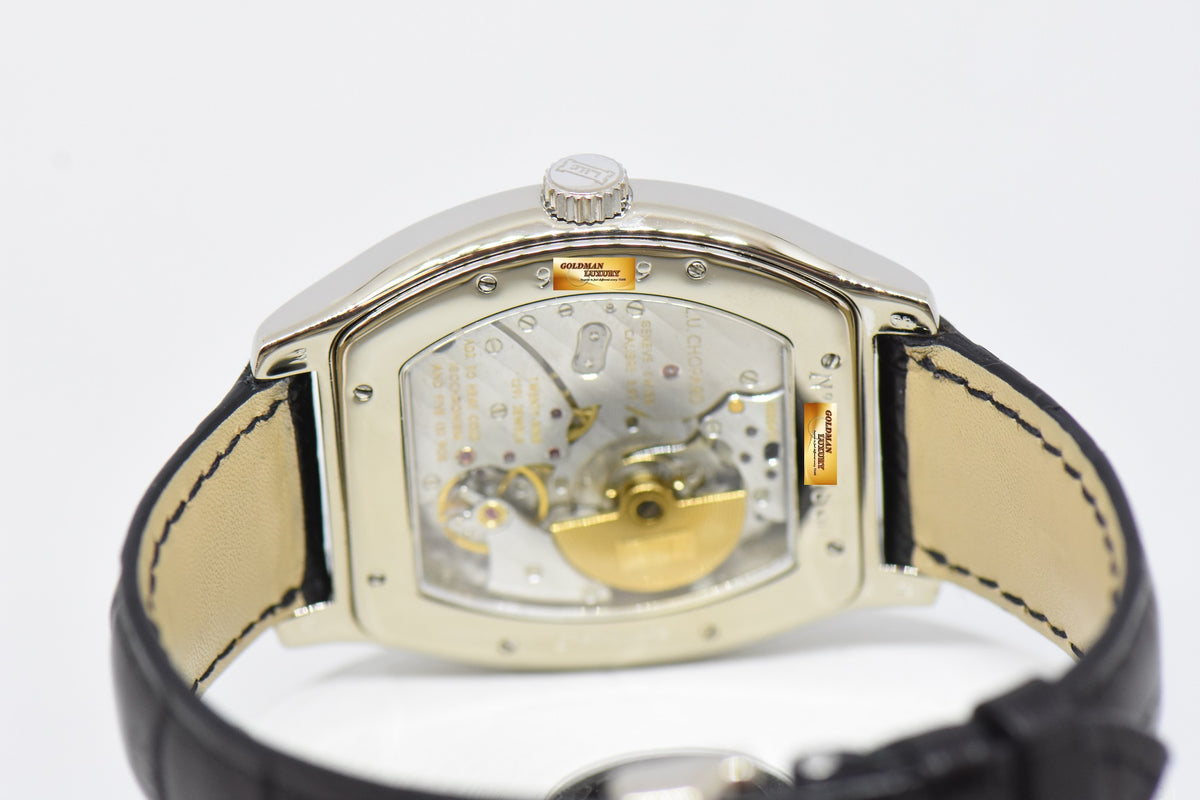 [SOLD] CHOPARD L.U.C TONNEAU SHAPE 18K WHITE GOLD AUTOMATIC 16/2267 (MINT)