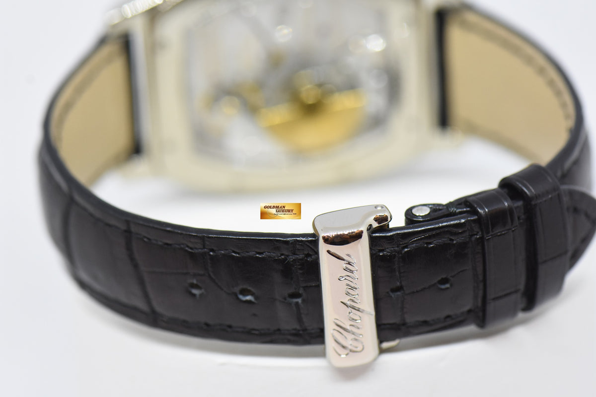 [SOLD] CHOPARD L.U.C TONNEAU SHAPE 18K WHITE GOLD AUTOMATIC 16/2267 (MINT)