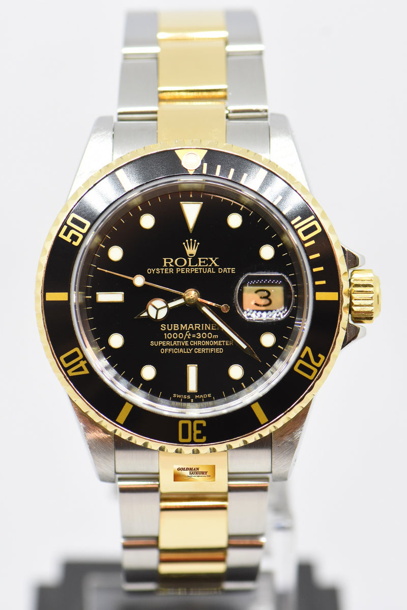 products/GML2250_-_Rolex_Oyster_Submariner_Half-Gold_Black_Solid-end_Link_16613LN_-_1.JPG