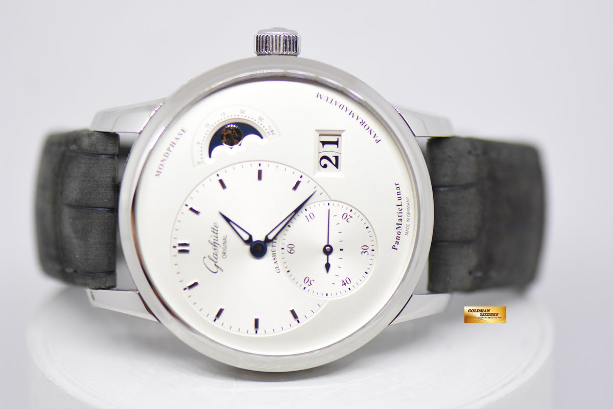 [SOLD] GLASHUTTE ORIGINAL PANOMATICLUNAR MOONPHASE 40mm AUTOMATIC (MINT)