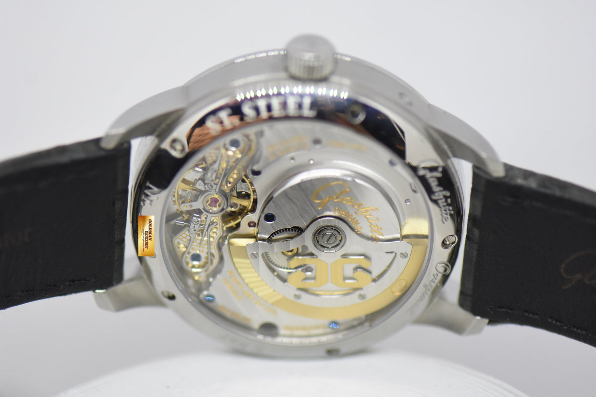 [SOLD] GLASHUTTE ORIGINAL PANOMATICLUNAR MOONPHASE 40mm AUTOMATIC (MINT)