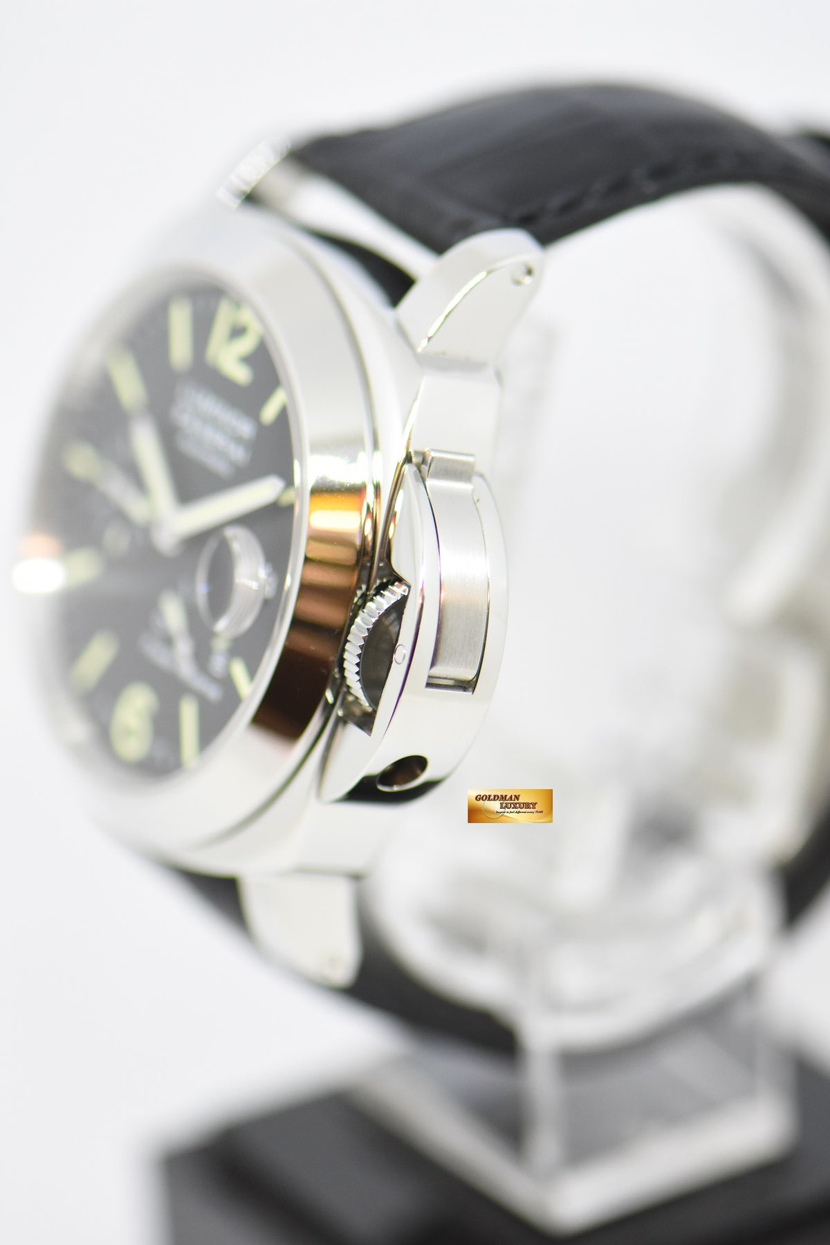 [SOLD] PANERAI LUMINOR MARINA 44mm POWER RESERVE AUTOMATIC BLACK PAM 90 (MINT)