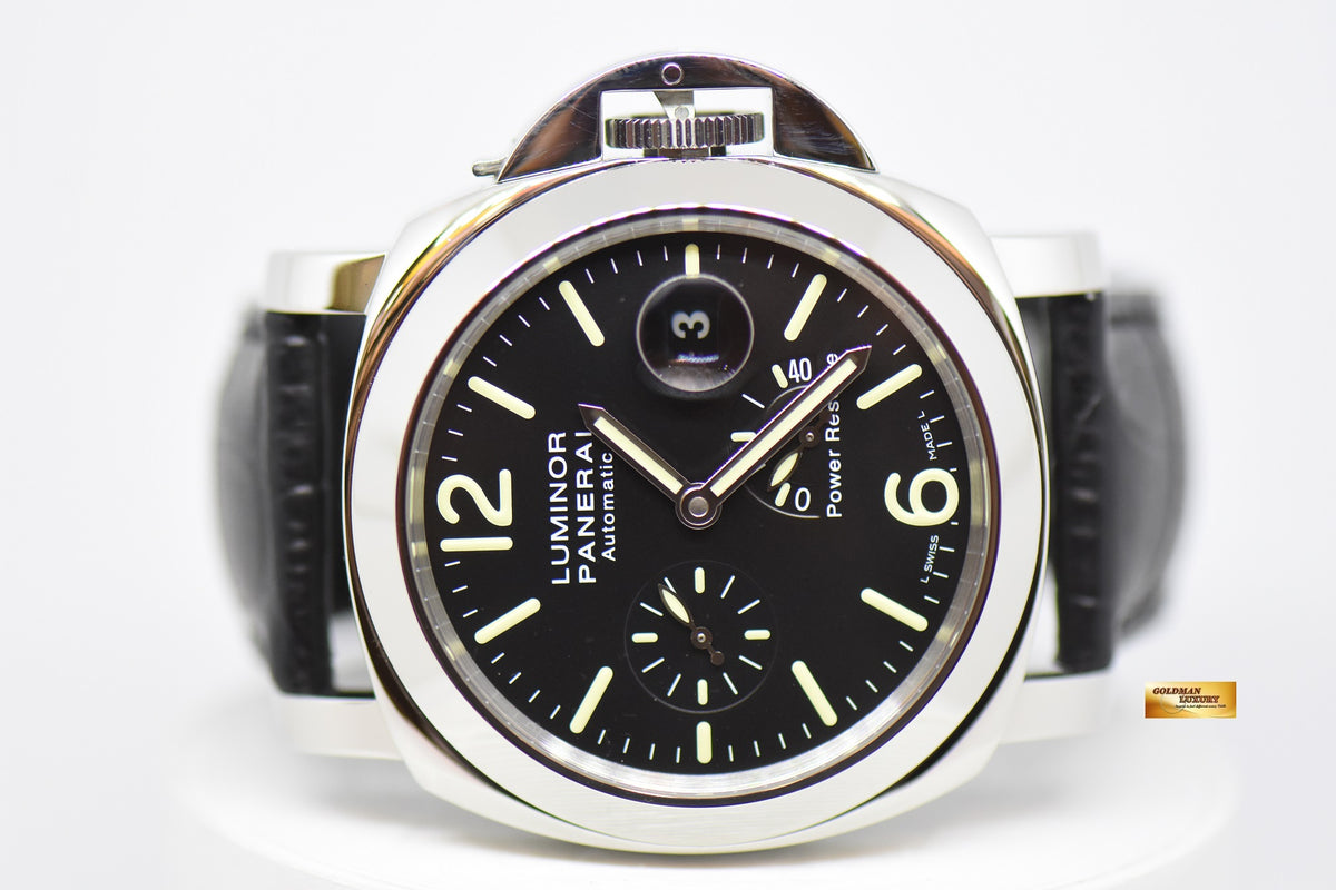 [SOLD] PANERAI LUMINOR MARINA 44mm POWER RESERVE AUTOMATIC BLACK PAM 90 (MINT)