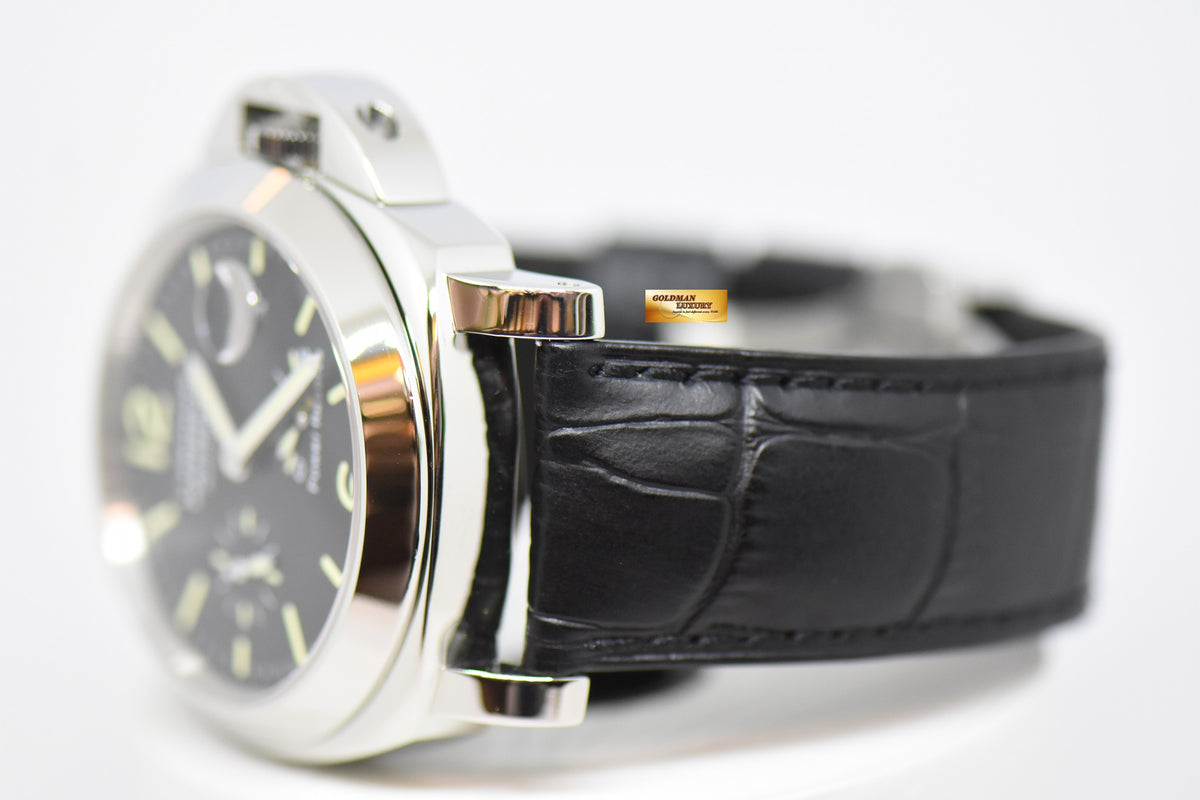 [SOLD] PANERAI LUMINOR MARINA 44mm POWER RESERVE AUTOMATIC BLACK PAM 90 (MINT)