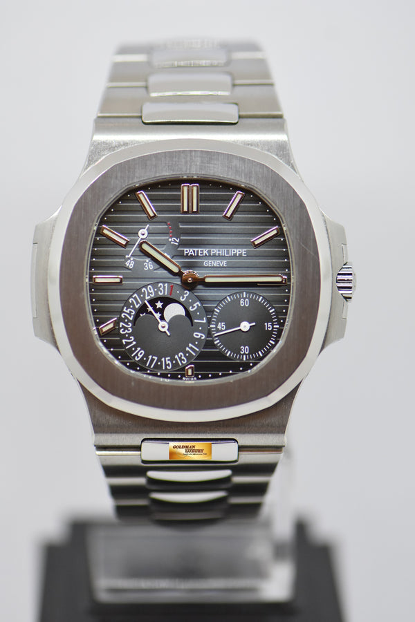 [SOLD] PATEK PHILIPPE NAUTILUS MOONPHASE POWER RESERVE IN STEEL 5712/1A (MINT)