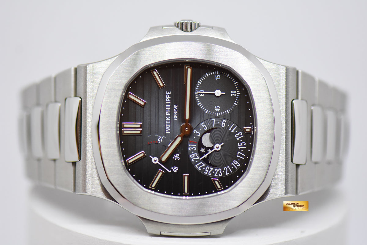 [SOLD] PATEK PHILIPPE NAUTILUS MOONPHASE POWER RESERVE IN STEEL 5712/1A (MINT)
