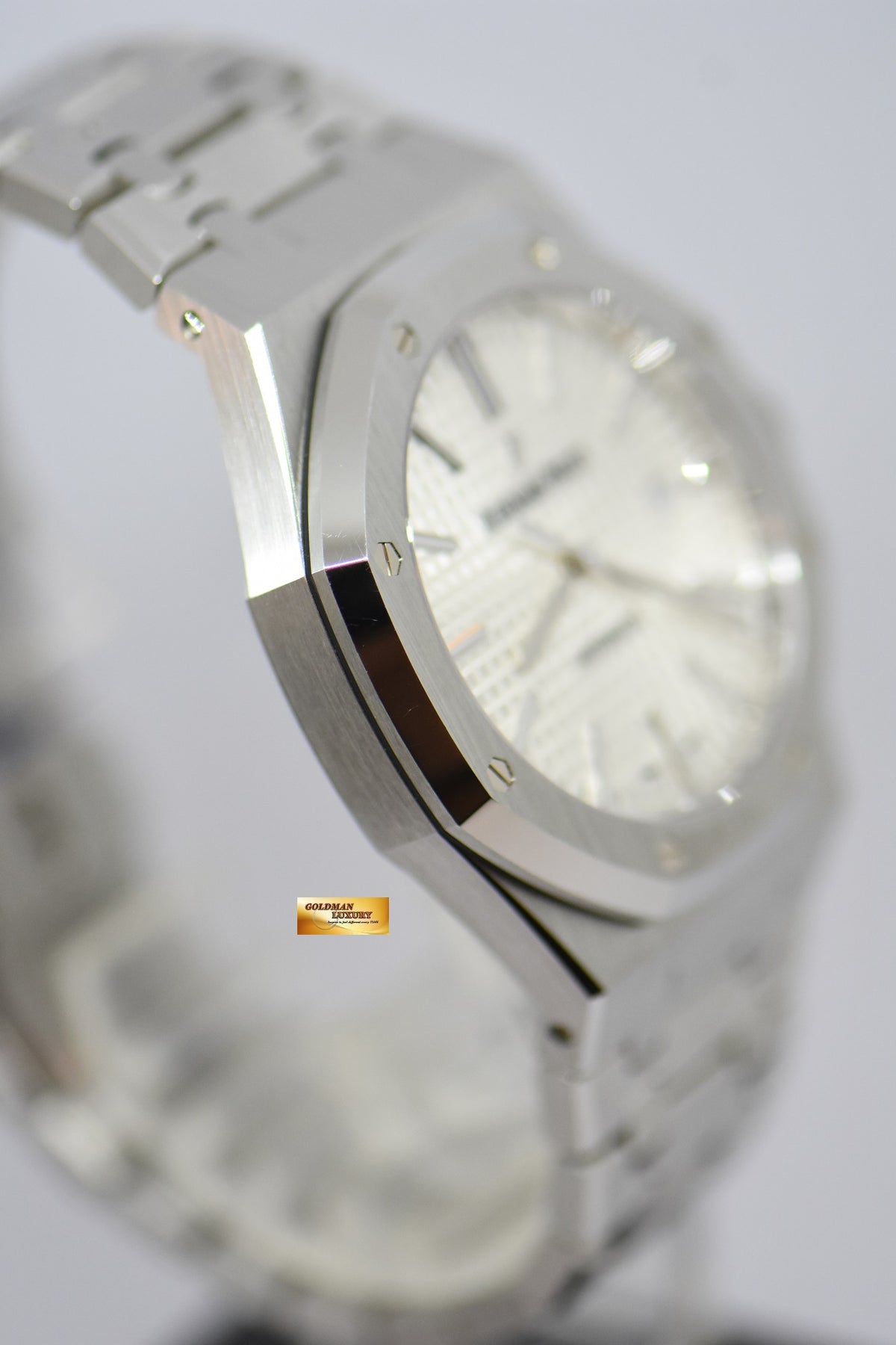[SOLD] AUDEMARS PIGUET ROYAL OAK 41mm STEEL IN BRACELET WHITE AUTOMATIC 15400ST (MINT) (UNPOLISHED)