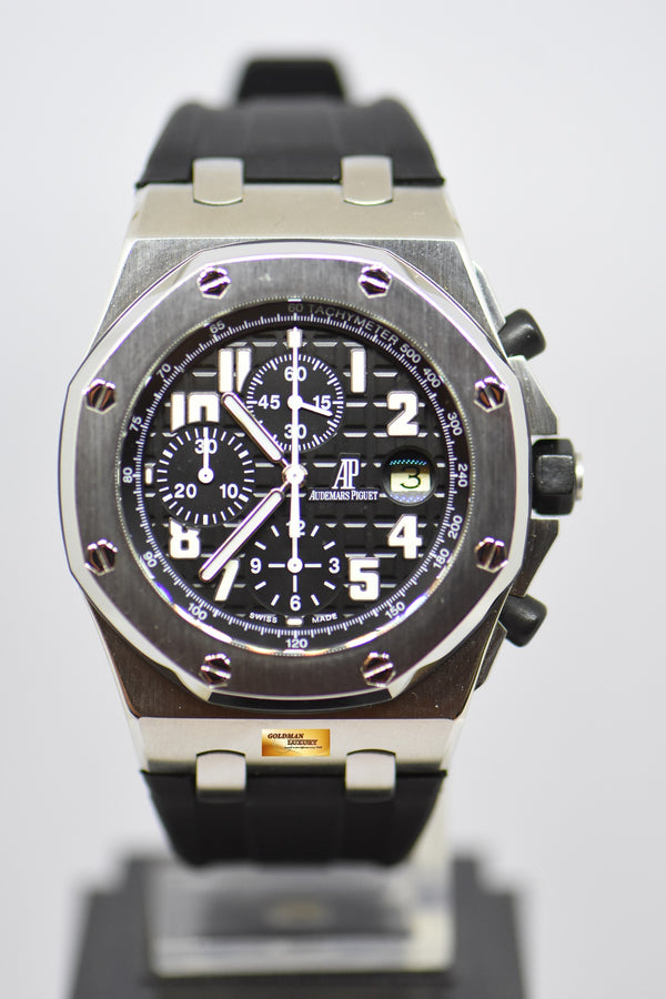 [SOLD] AUDEMARS PIGUET ROYAL OAK OFFSHORE CHRONOGRAPH 42mm BLACK THEME 26020ST (MINT)