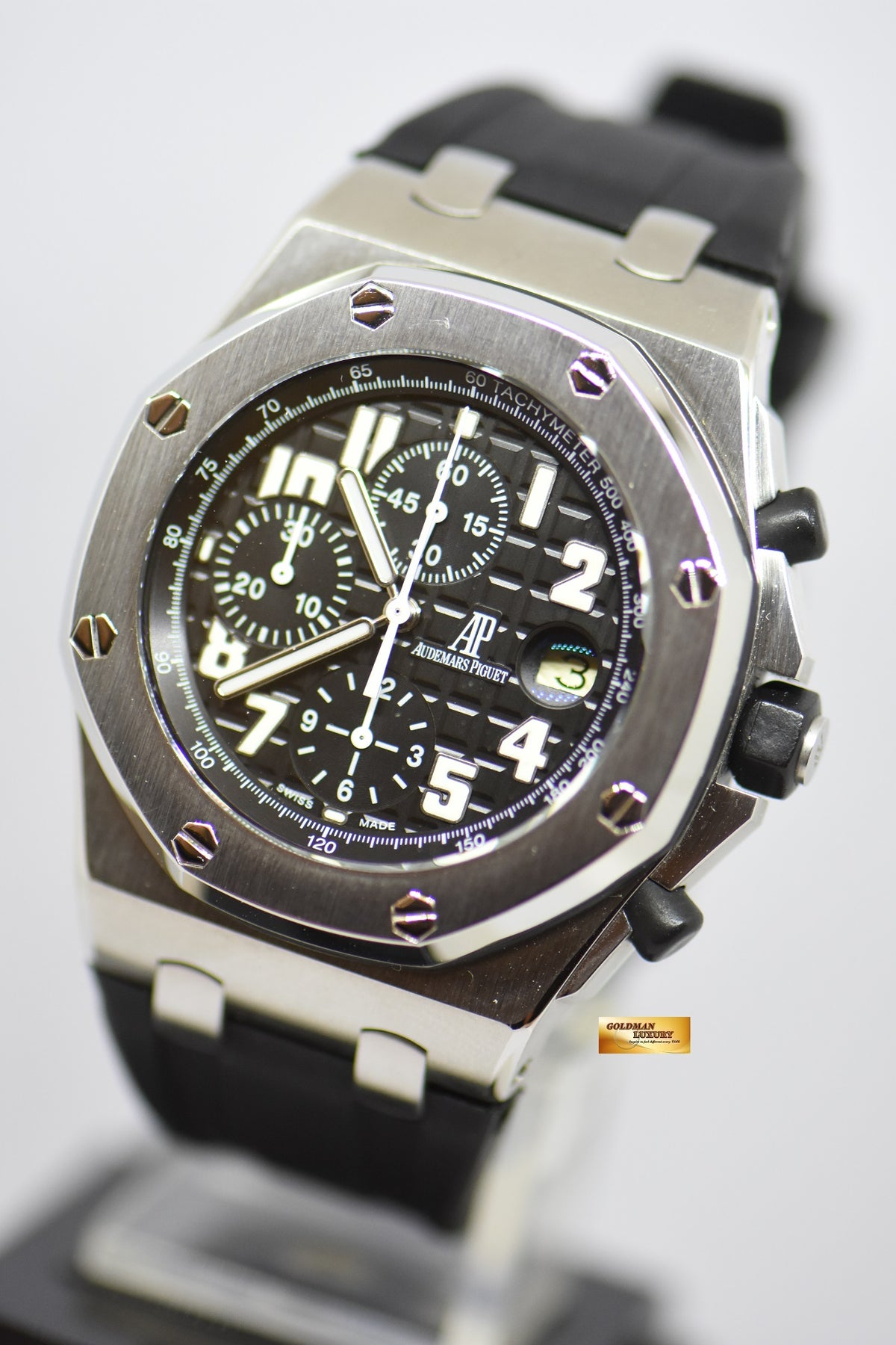 [SOLD] AUDEMARS PIGUET ROYAL OAK OFFSHORE CHRONOGRAPH 42mm BLACK THEME 26020ST (MINT)