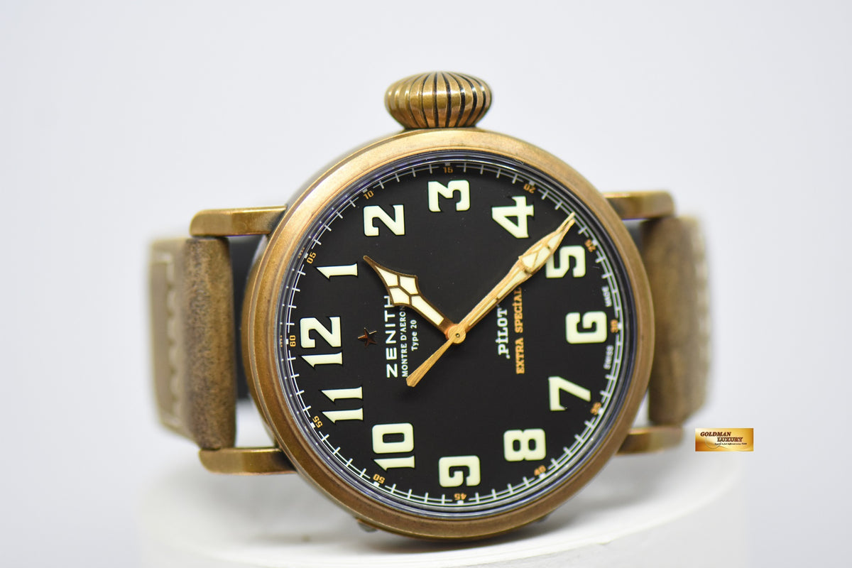 [SOLD] ZENITH PILOT TYPE 20 EXTRA SPECIAL 45mm BRONZE AUTOMATIC 29.2430.679 (MINT)