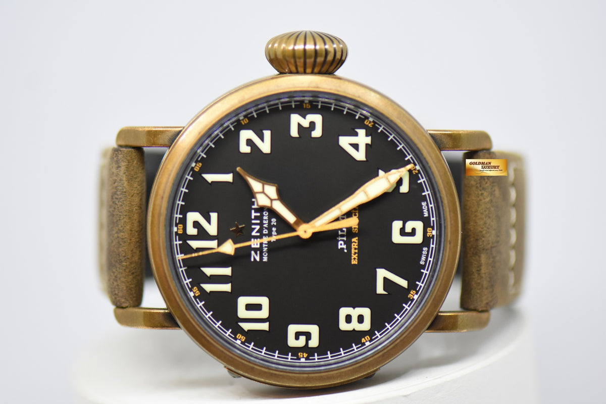 [SOLD] ZENITH PILOT TYPE 20 EXTRA SPECIAL 45mm BRONZE AUTOMATIC 29.2430.679 (MINT)