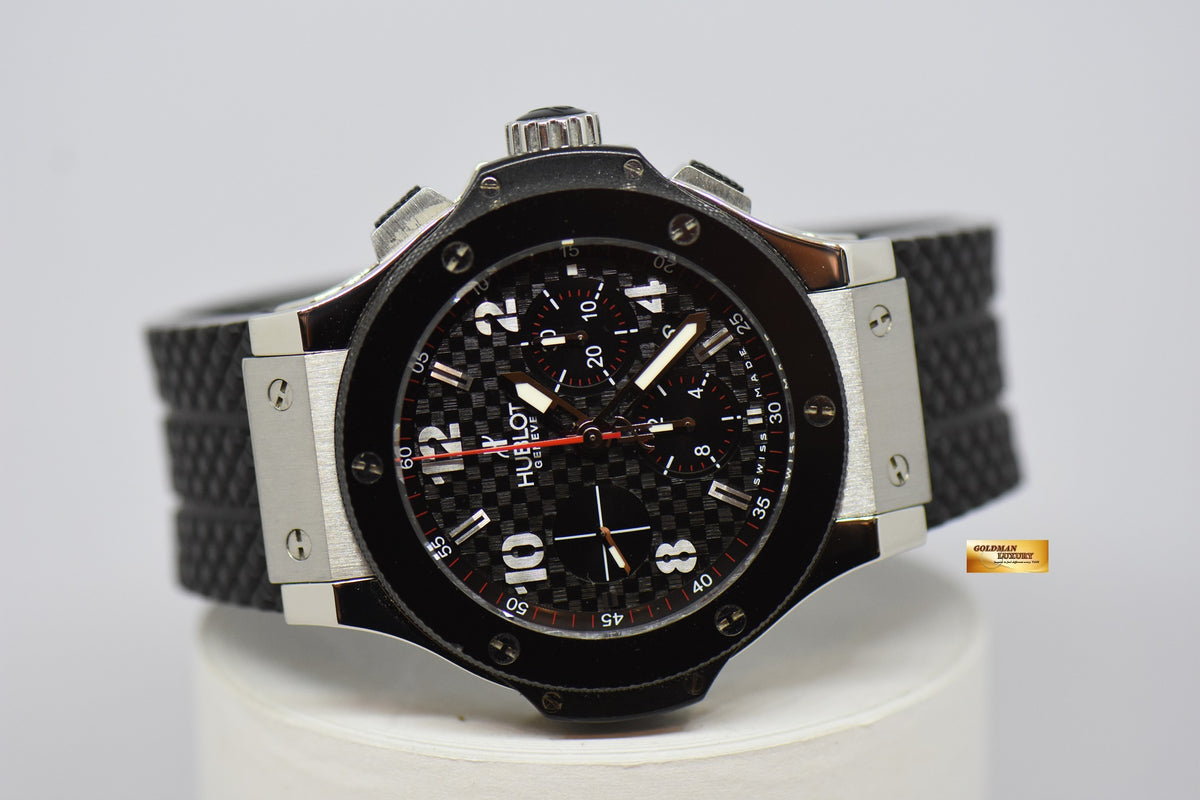 [SOLD] HUBLOT BIG BANG CHRONOGRAPH CERAMIC BEZEL SS 44mm AUTOMATIC 301.SB.131.RX (NEAR MINT)