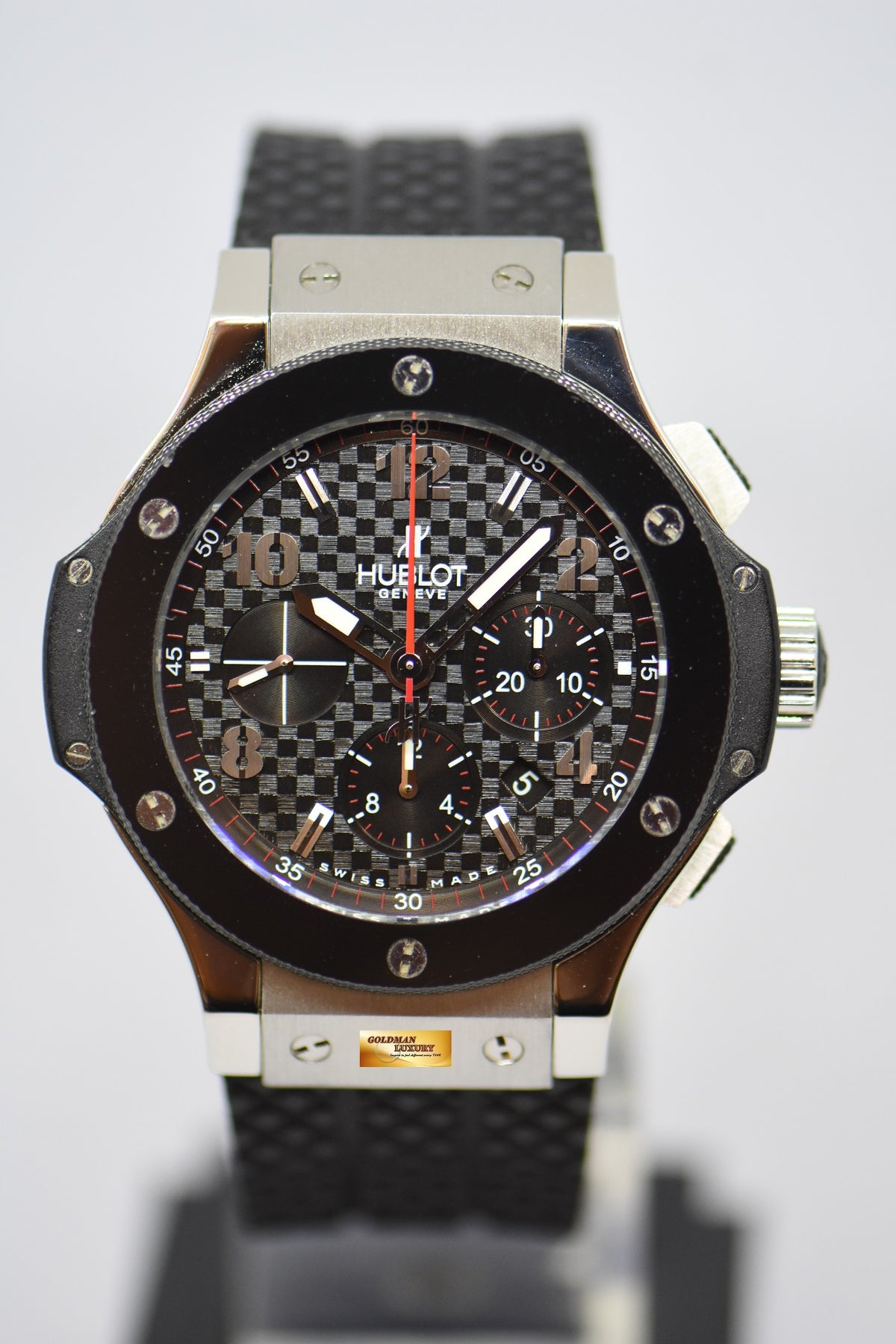 [SOLD] HUBLOT BIG BANG CHRONOGRAPH CERAMIC BEZEL SS 44mm AUTOMATIC 301.SB.131.RX (NEAR MINT)