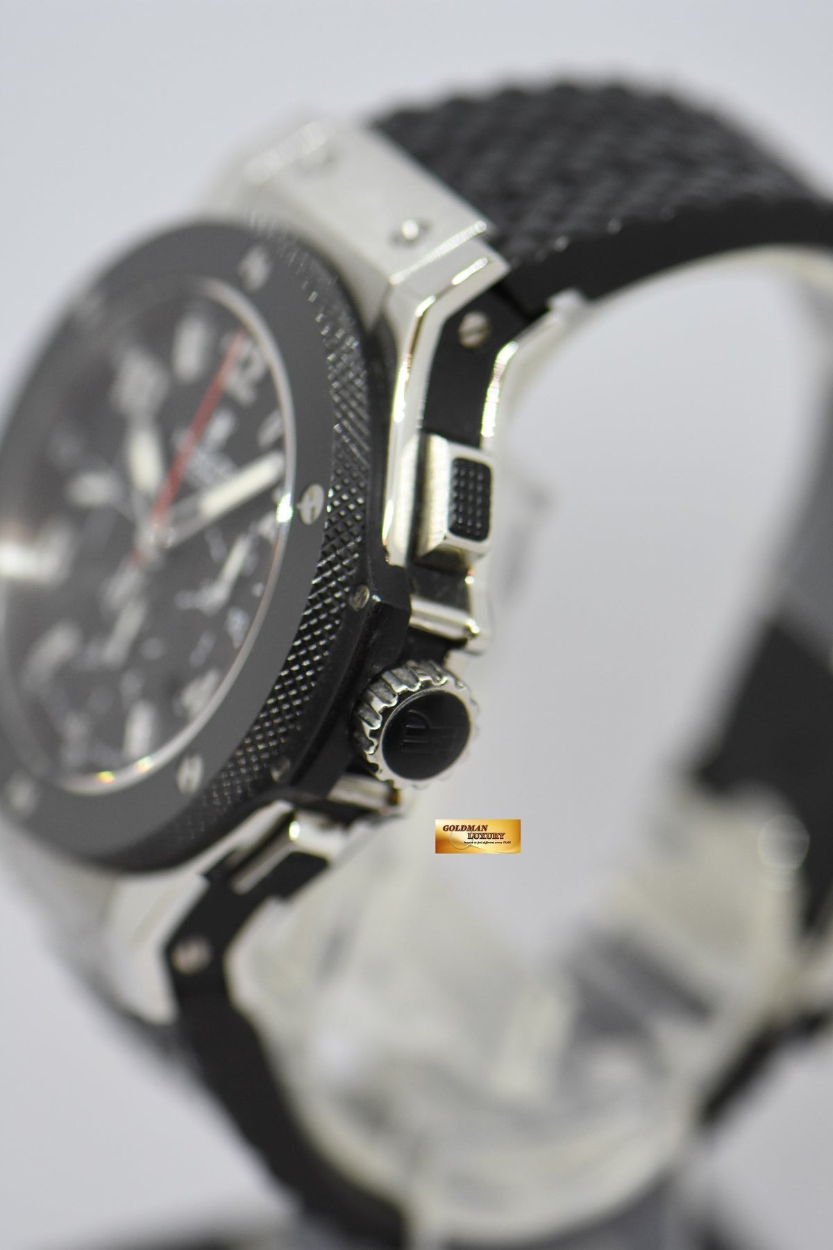 [SOLD] HUBLOT BIG BANG CHRONOGRAPH CERAMIC BEZEL SS 44mm AUTOMATIC 301.SB.131.RX (NEAR MINT)