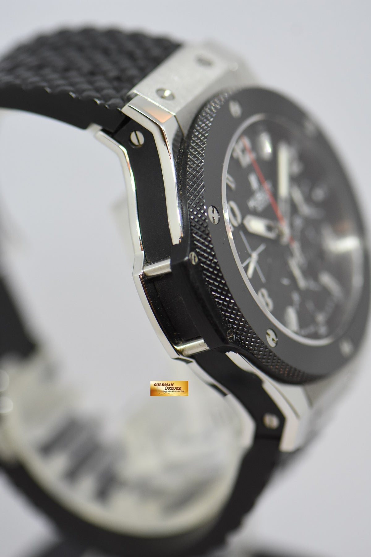 [SOLD] HUBLOT BIG BANG CHRONOGRAPH CERAMIC BEZEL SS 44mm AUTOMATIC 301.SB.131.RX (NEAR MINT)