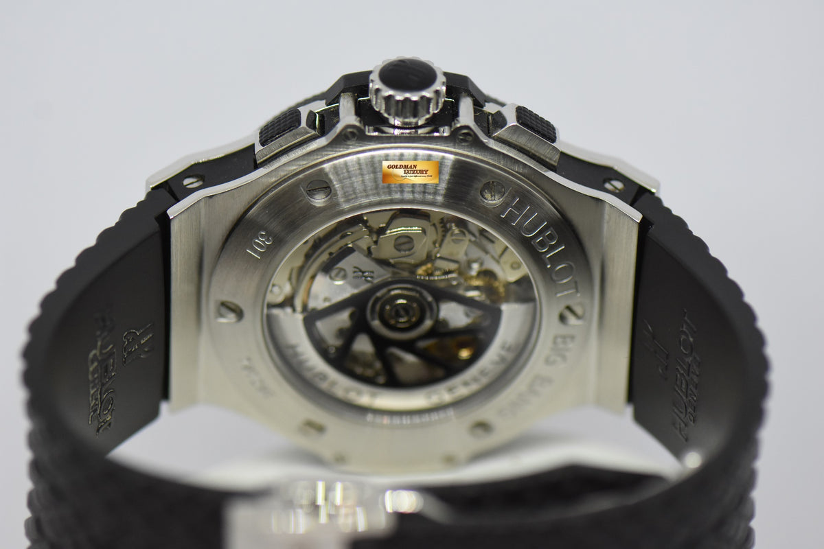 [SOLD] HUBLOT BIG BANG CHRONOGRAPH CERAMIC BEZEL SS 44mm AUTOMATIC 301.SB.131.RX (NEAR MINT)