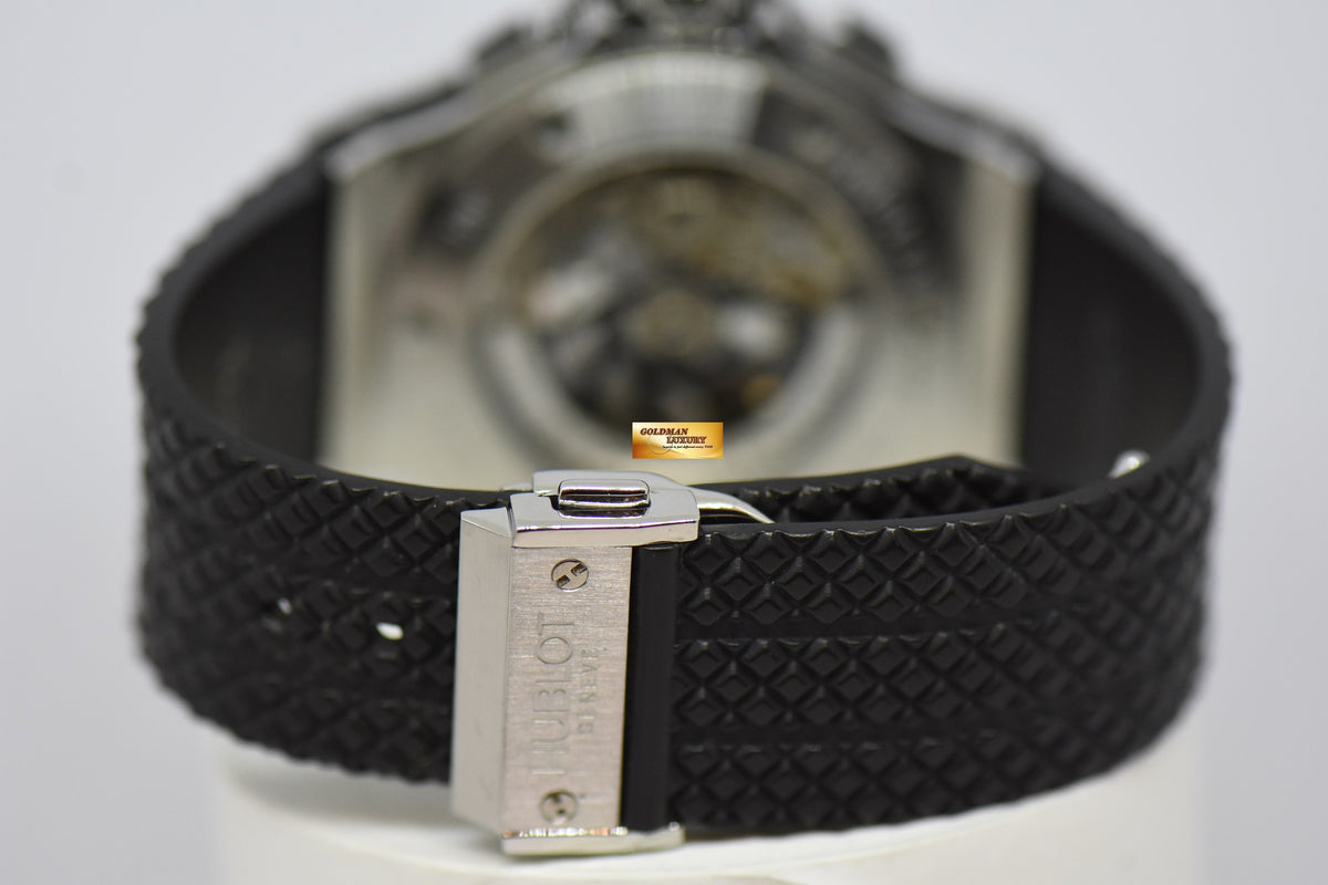 [SOLD] HUBLOT BIG BANG CHRONOGRAPH CERAMIC BEZEL SS 44mm AUTOMATIC 301.SB.131.RX (NEAR MINT)