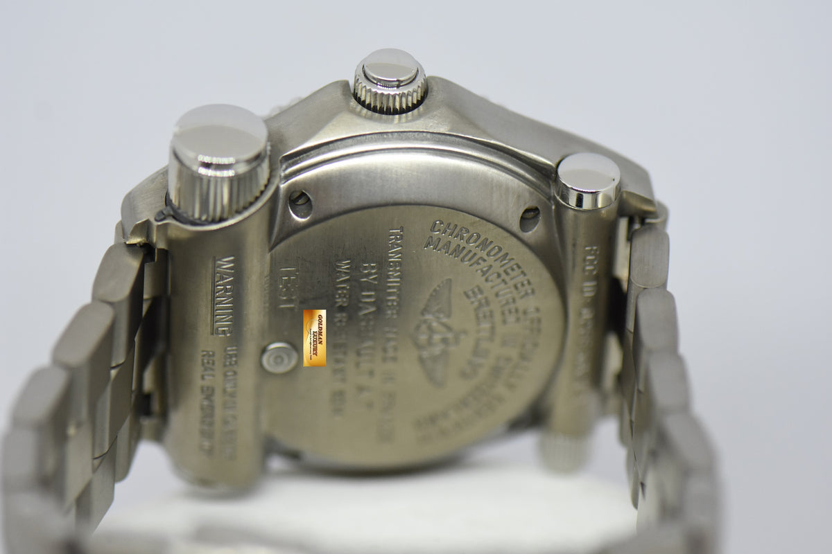 [SOLD] BREITLING EMERGENCY TITANIUM MEN’S MULTI-FUNCTIONAL SUPERQUARTZ E76321 (MINT)