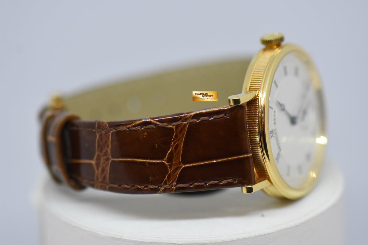 [SOLD] BREGUET CLASSIQUE 35mm SUB-SEC 18K YELLOW GOLD MANUAL WINDING w/ POWER RESERVE 5907 (NEAR MINT)