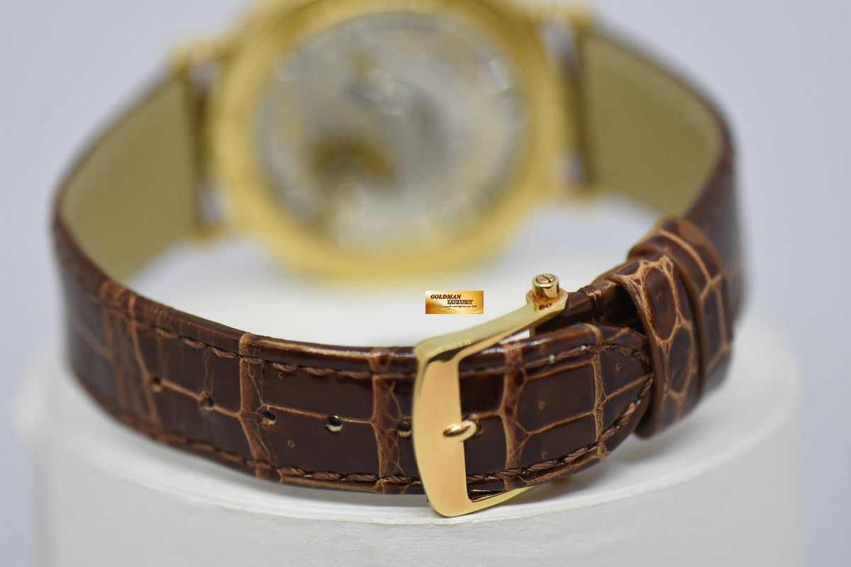 [SOLD] BREGUET CLASSIQUE 35mm SUB-SEC 18K YELLOW GOLD MANUAL WINDING w/ POWER RESERVE 5907 (NEAR MINT)