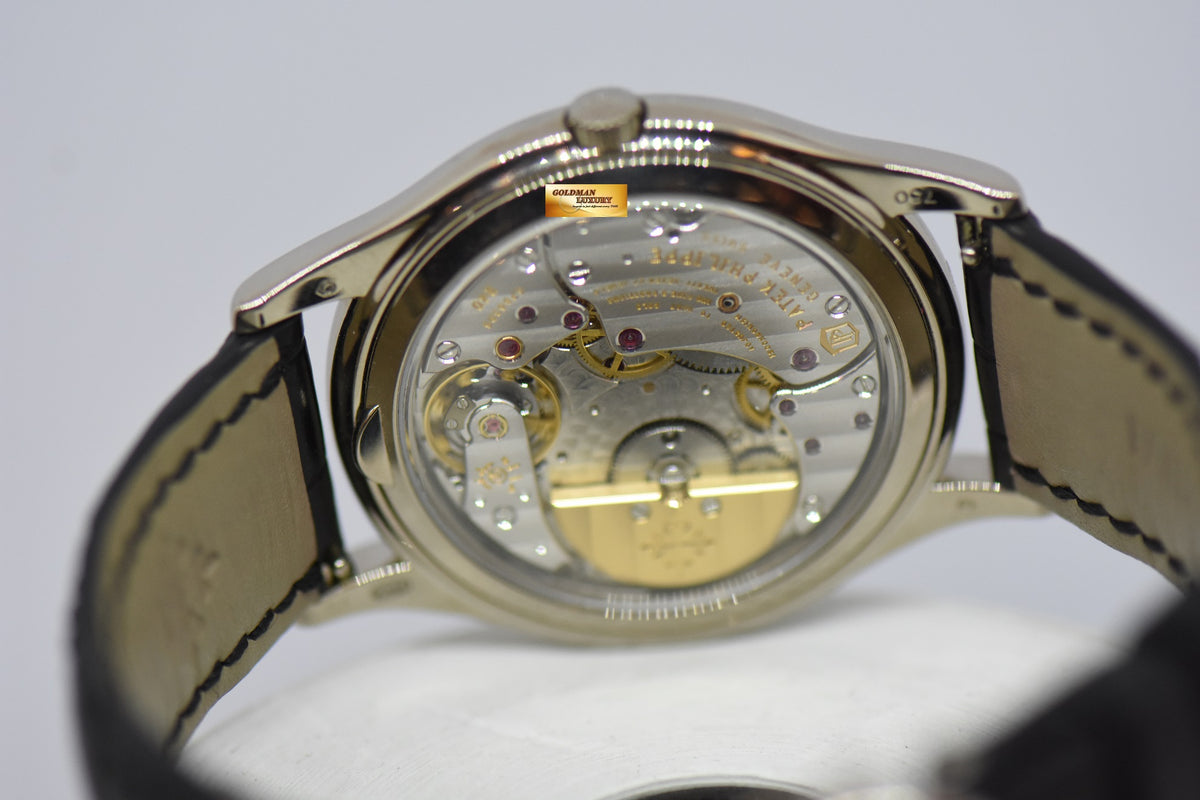 [SOLD] PATEK PHILIPPE PERPETUAL CALENDAR MOONPHASE 37mm 18K WHITE GOLD 5140G (MINT)