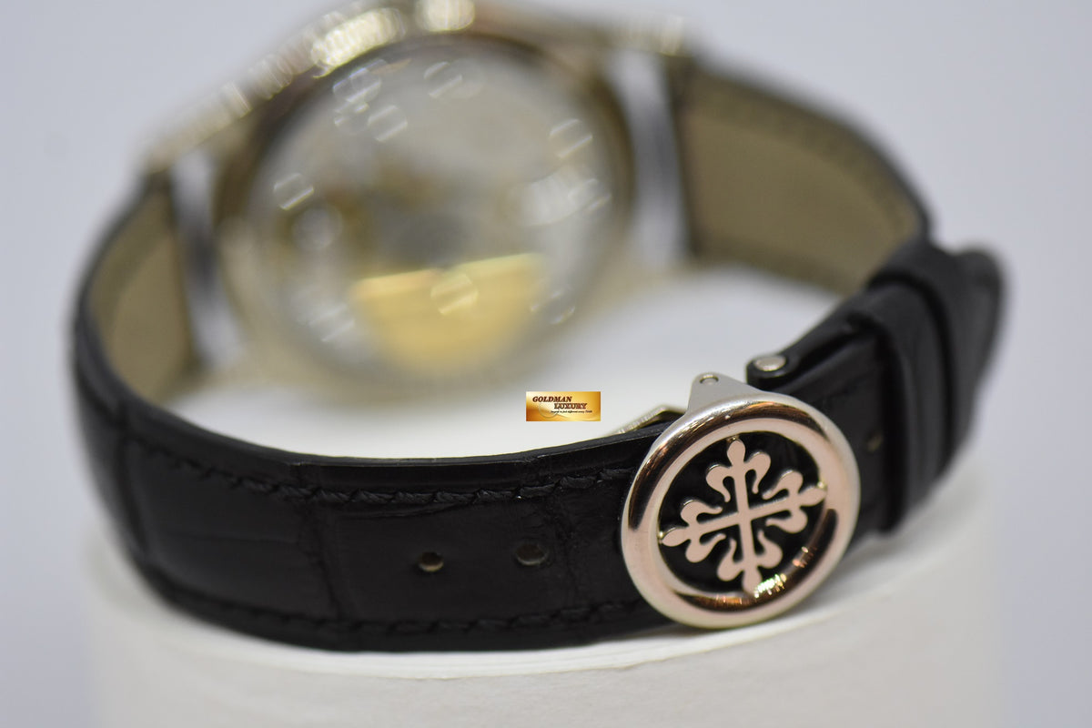 [SOLD] PATEK PHILIPPE PERPETUAL CALENDAR MOONPHASE 37mm 18K WHITE GOLD 5140G (MINT)