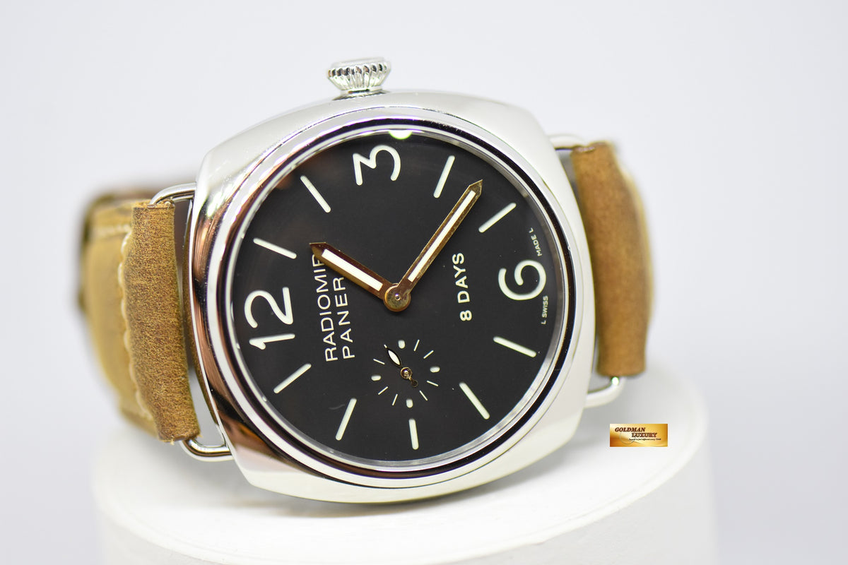 [SOLD] PANERAI RADIOMIR 8 DAYS 45mm (JLC-BASED MVT) MANUAL WINDING PAM 190 (MINT)