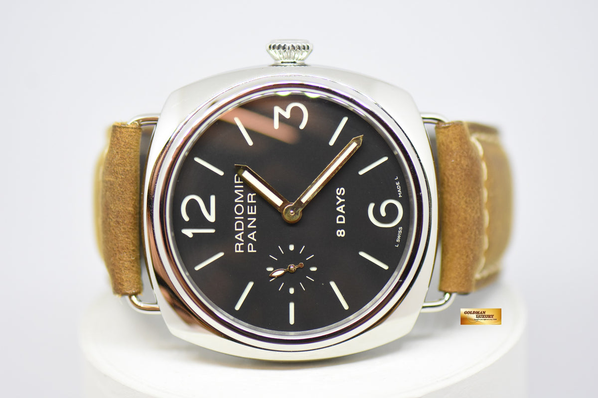 [SOLD] PANERAI RADIOMIR 8 DAYS 45mm (JLC-BASED MVT) MANUAL WINDING PAM 190 (MINT)