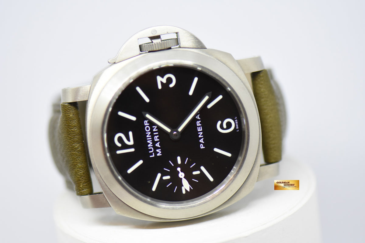 [SOLD] PANERAI LUMINOR MARINA 44mm TITANIUM MANUAL WINDING PAM 177 (NEAR MINT)