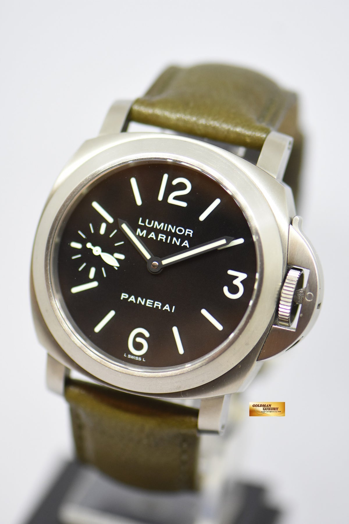 [SOLD] PANERAI LUMINOR MARINA 44mm TITANIUM MANUAL WINDING PAM 177 (NEAR MINT)