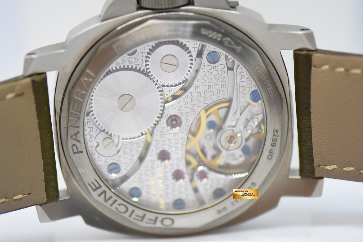 [SOLD] PANERAI LUMINOR MARINA 44mm TITANIUM MANUAL WINDING PAM 177 (NEAR MINT)