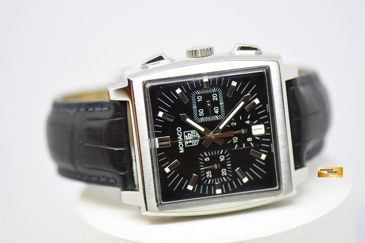 [SOLD] TAG HEUER MONACO CHRONOGRAPH 37mm x 37mm AUTOMATIC CW2117 (NEAR MINT)