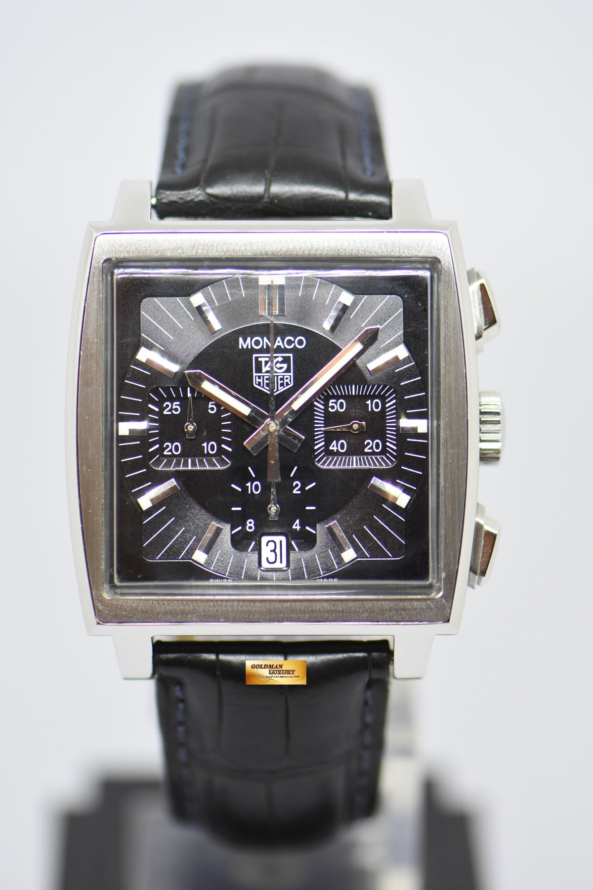 [SOLD] TAG HEUER MONACO CHRONOGRAPH 37mm x 37mm AUTOMATIC CW2117 (NEAR MINT)